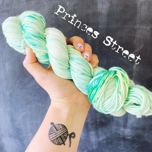 Princes Street  - Hand dyed DK yarn 100g/225M superwash merino