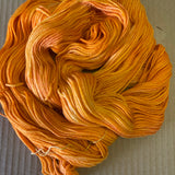 TANGELO - Hand dyed 4ply/sock yarn 100g/425m superwash merino, nylon blend