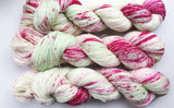 Apple Blossom - Hand dyed 4ply/sock yarn 100g/425m superwash merino, nylon blend