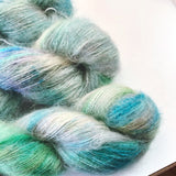 Best Mates  - Hand dyed - lace weight yarn - 50g/420m - kid mohair - silk