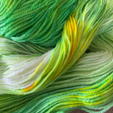 SLIMER - Hand dyed 4ply/sock yarn 100g/425m superwash merino, nylon blend