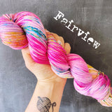 Fairview  - Hand dyed DK yarn 100g/225M superwash merino