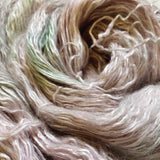 Mossy Rock  - Hand dyed - sock weight yarn - 100g/350m - Kid Silk Fluff