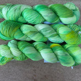 SLIMER - Hand dyed 4ply/sock yarn 100g/425m superwash merino, nylon blend