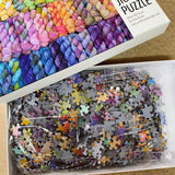 jigsaw puzzle knitting yarn