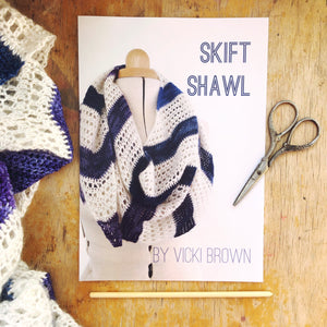 Crochet Pattern - Skift Shawl - PRINT