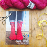 Crochet Pattern - Twirl Socks - PRINT copy