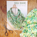 Crochet Pattern - Rosa Shawl - PRINT